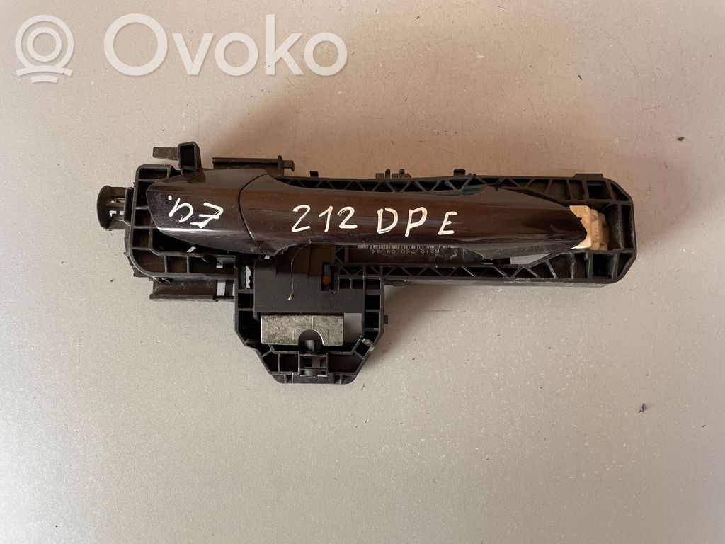 Mercedes-Benz E W212 Klamka zewnętrzna drzwi przednich 