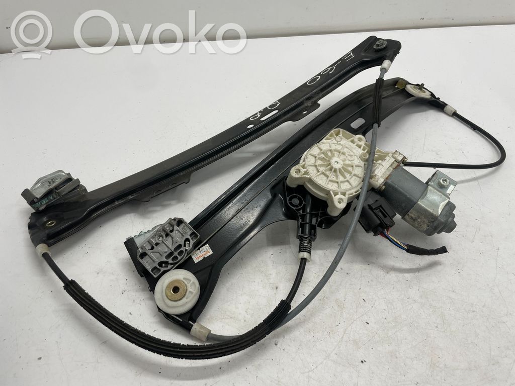 BMW 5 E60 E61 Priekšpusē elektriskā loga pacelšanas mehānisma komplekts 