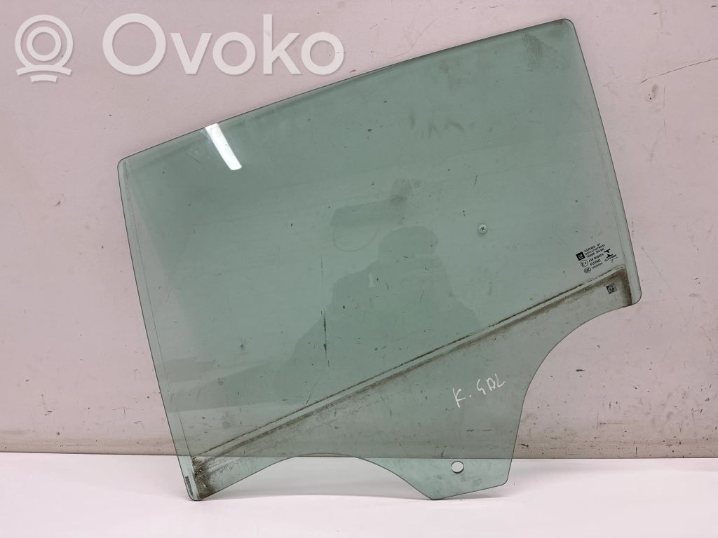 Opel Astra K Rear door window glass 