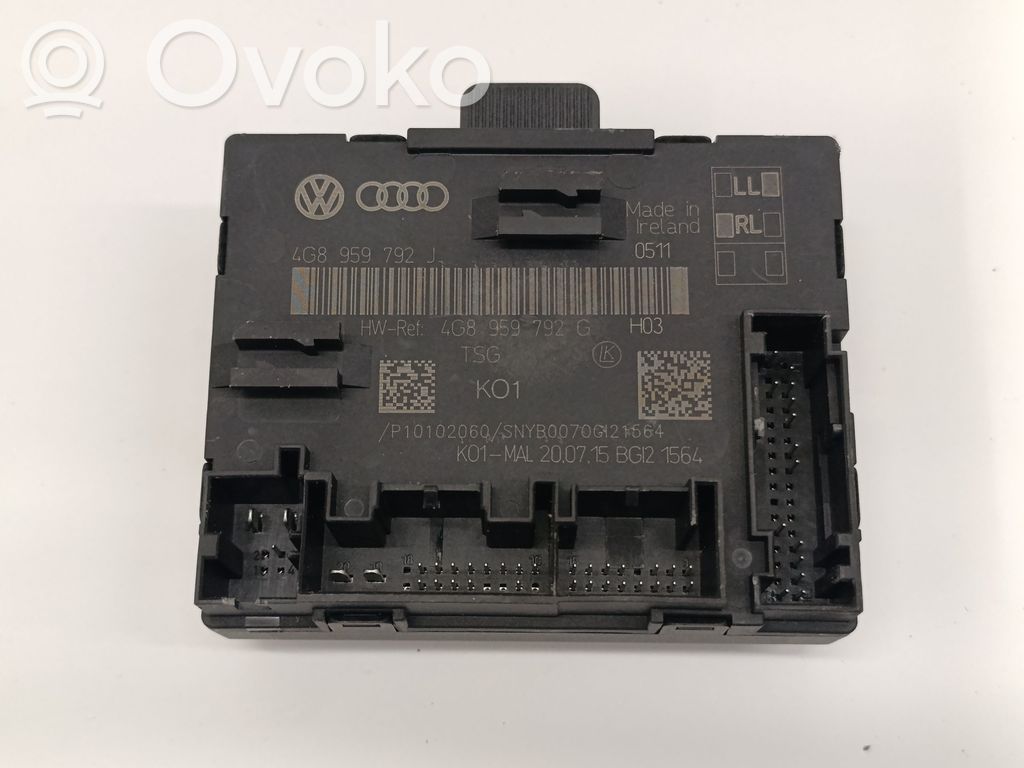 Audi A7 S7 4G Door control unit/module 