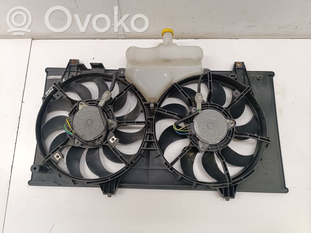 Mazda 6 Radiator cooling fan shroud 