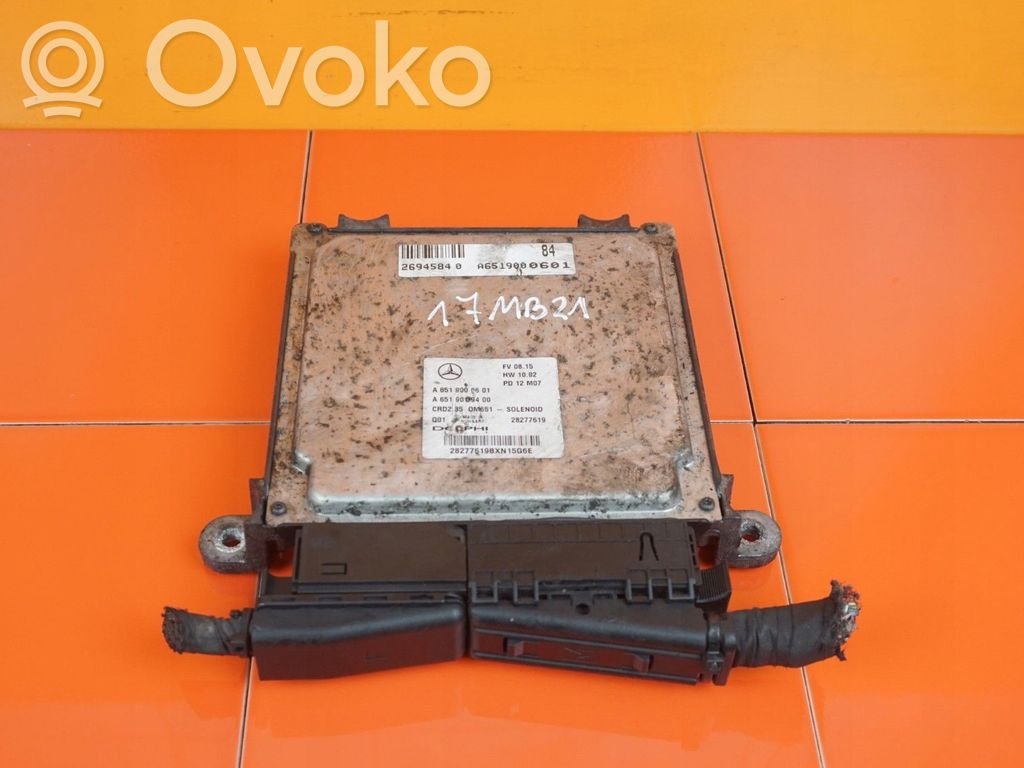 Mercedes-Benz Sprinter W906 Engine control unit/module 