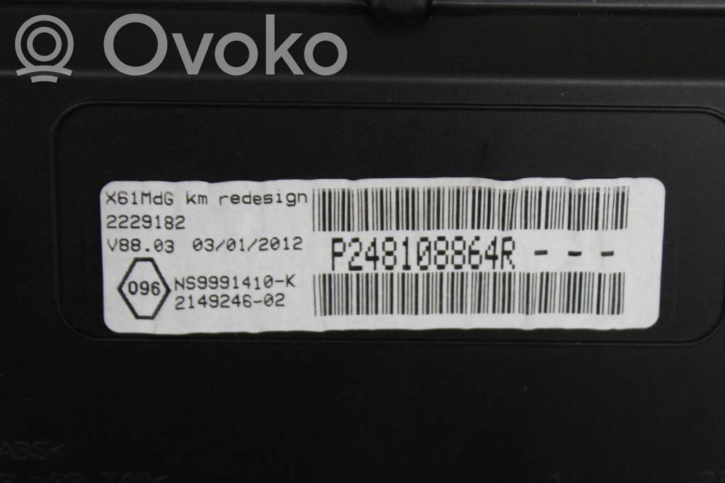 Renault Kangoo II Speedometer (instrument cluster) 