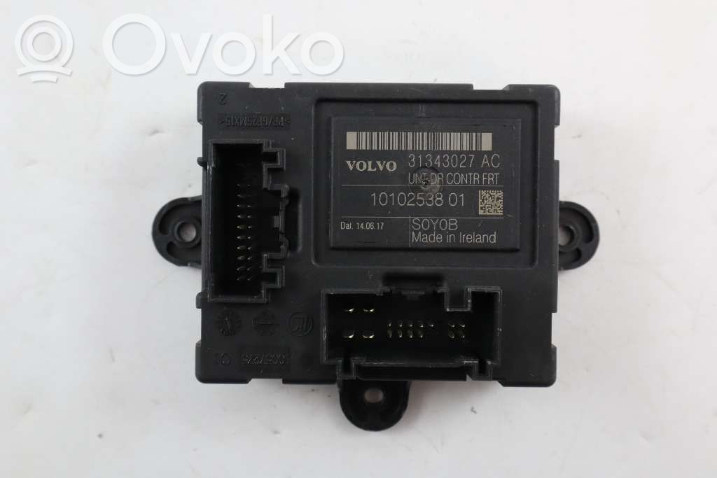 Unité de commande module de porte   31343027,10102538,31343027