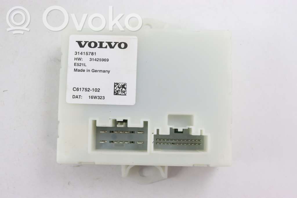 Volvo XC60 Centralina/modulo portellone/bagagliaio 