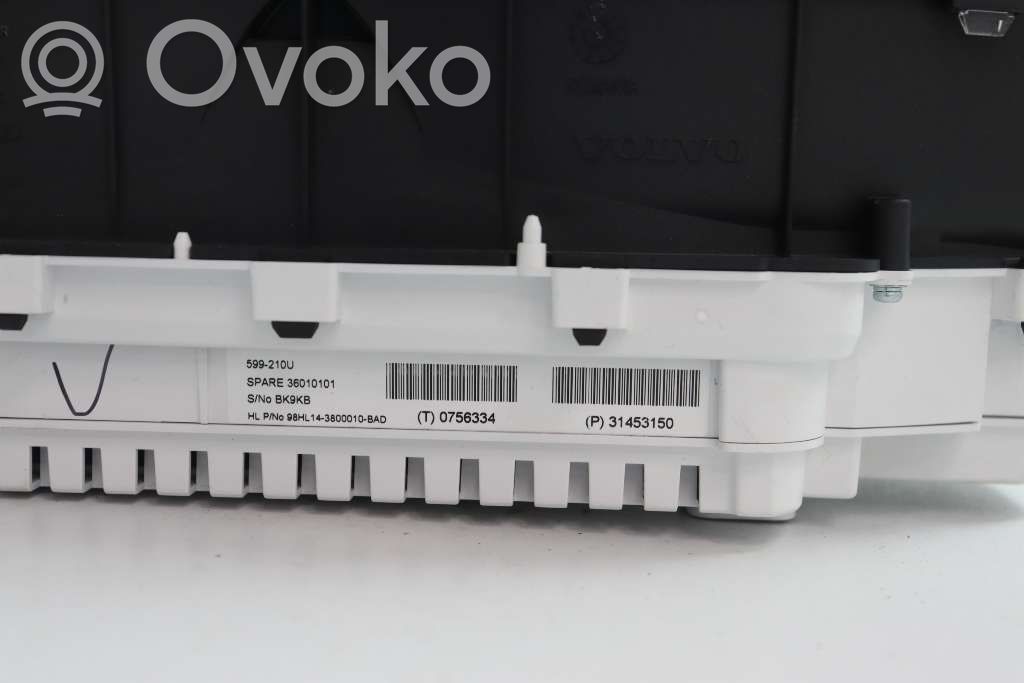 Volvo XC60 Tachimetro (quadro strumenti) 
