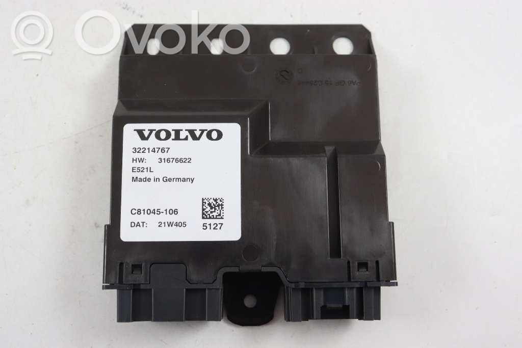 Volvo S90, V90 Tailgate/trunk control unit/module 