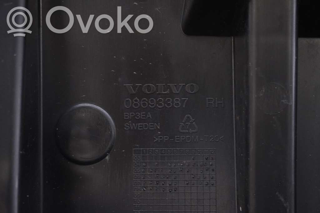 Volvo S60 Staffa di rinforzo montaggio del paraurti posteriore 