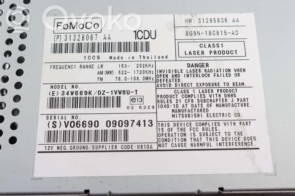 Volvo V70 Unitate principală radio/CD/DVD/GPS 
