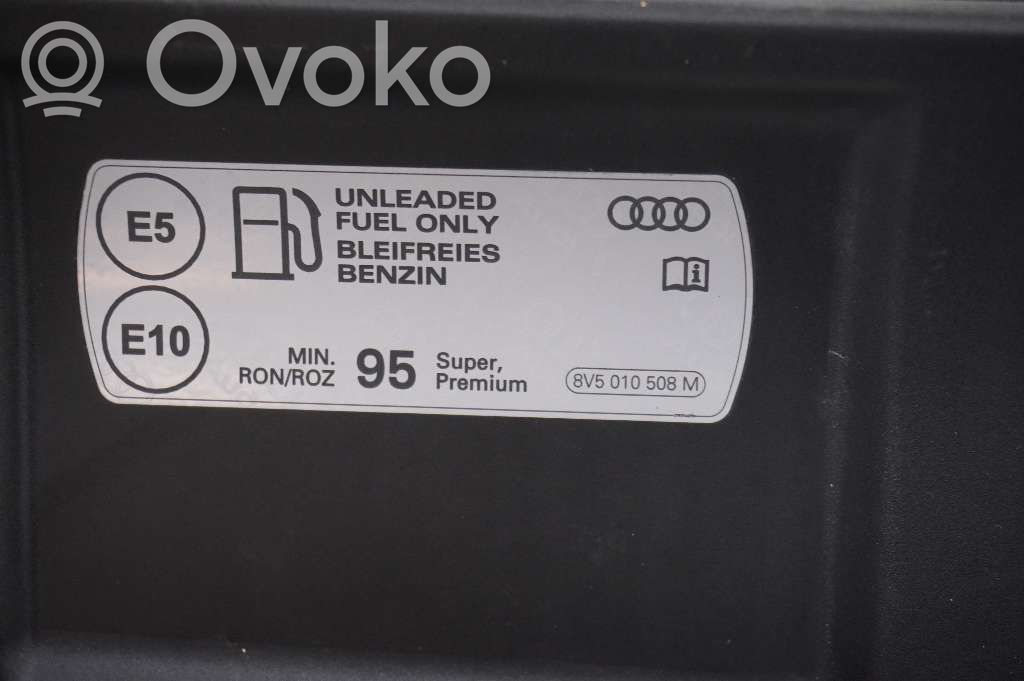Audi A3 S3 8V Polttoainesäiliön korkin lukko