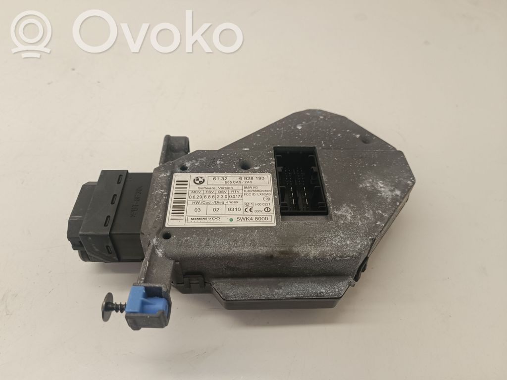 BMW 7 E65 E66 Užvedimo spynelė 