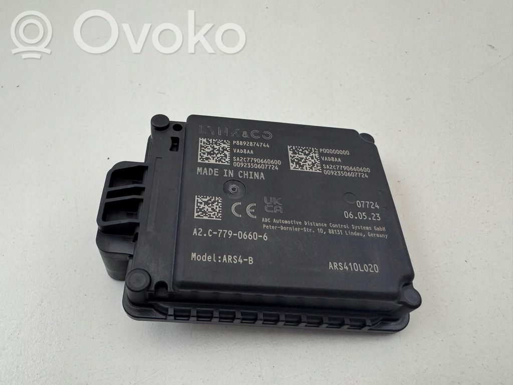 Lynk & co 01 Sensor de radar Distronic 