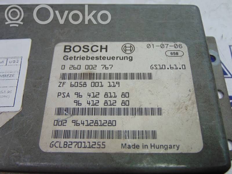 Peugeot 607 Unitate/modul de control cutie de viteze 