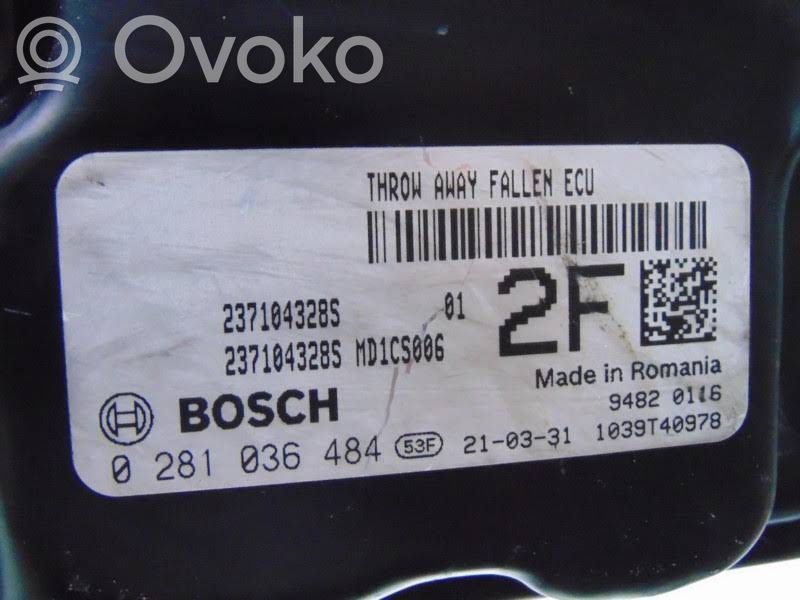 Dacia Dokker Engine control unit/module 