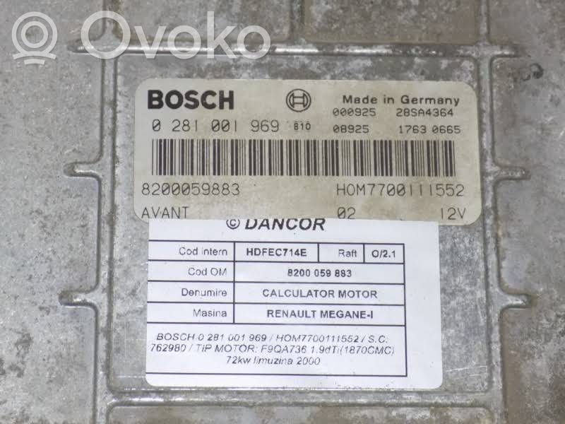 Engine control unit/module   8200059883