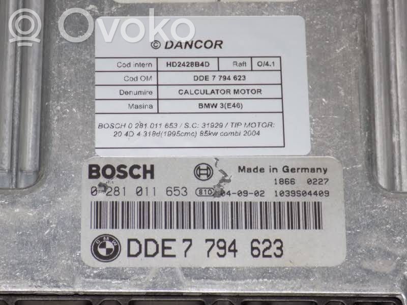 BMW 3 E46 Engine control unit/module 