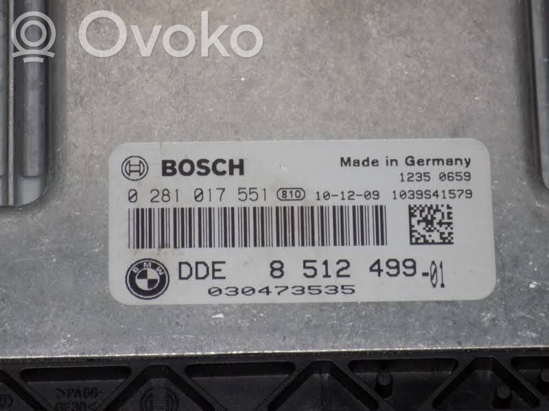 BMW 3 E90 E91 Unidad de control/módulo del motor 