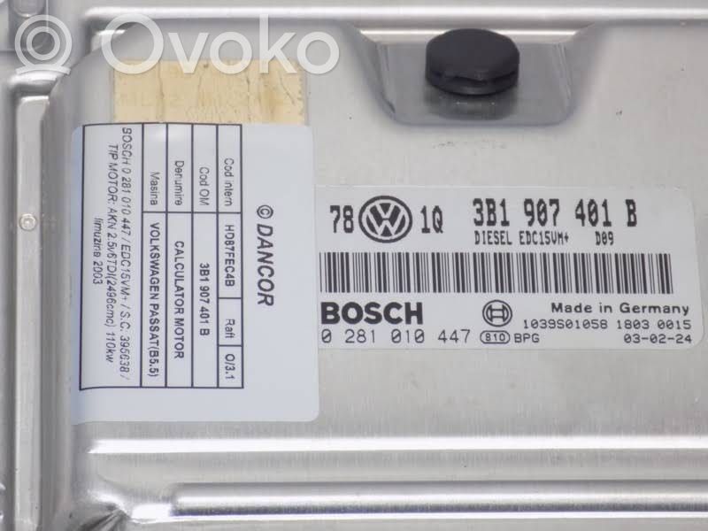 Engine control unit/module   3B1907401B