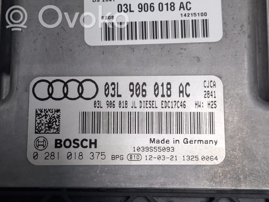 Engine control unit/module   03L906018AC
