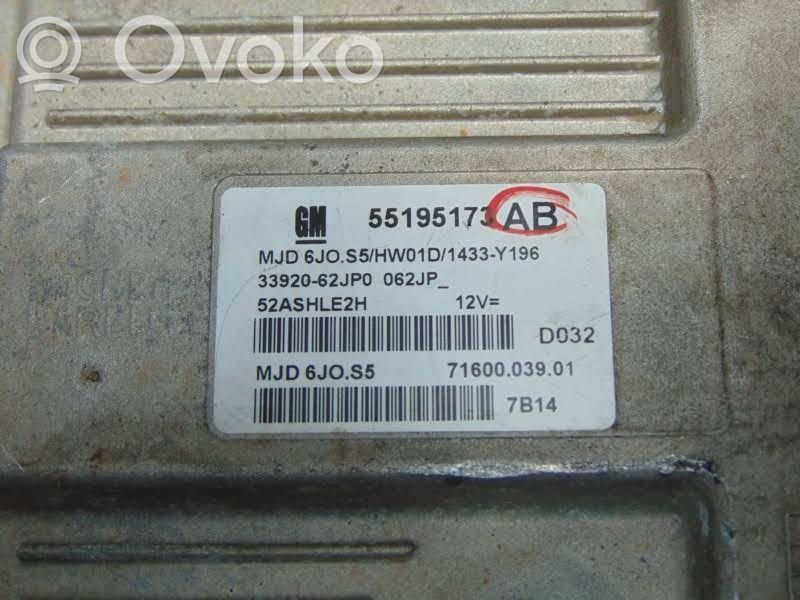 Engine control unit/module   55195173AB