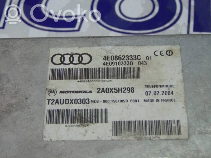 Unidad de control/módulo del teléfono   4E0862333C