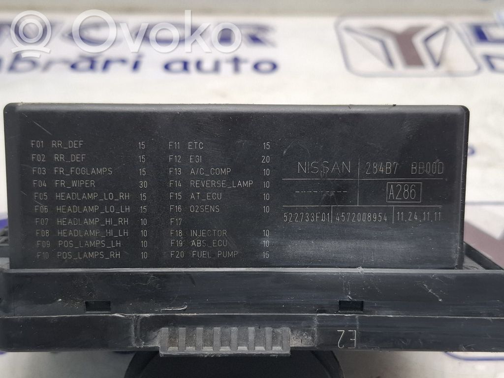 Nissan Qashqai Modul siguranțe 
