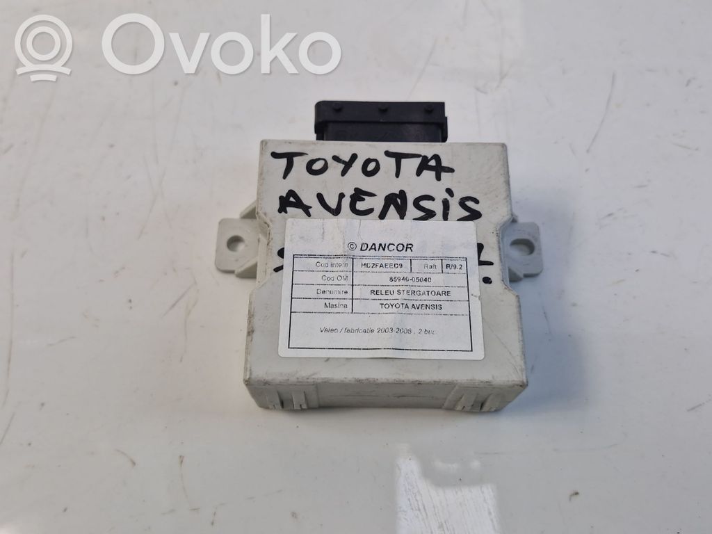 Toyota Avensis T250 Window wiper relay 