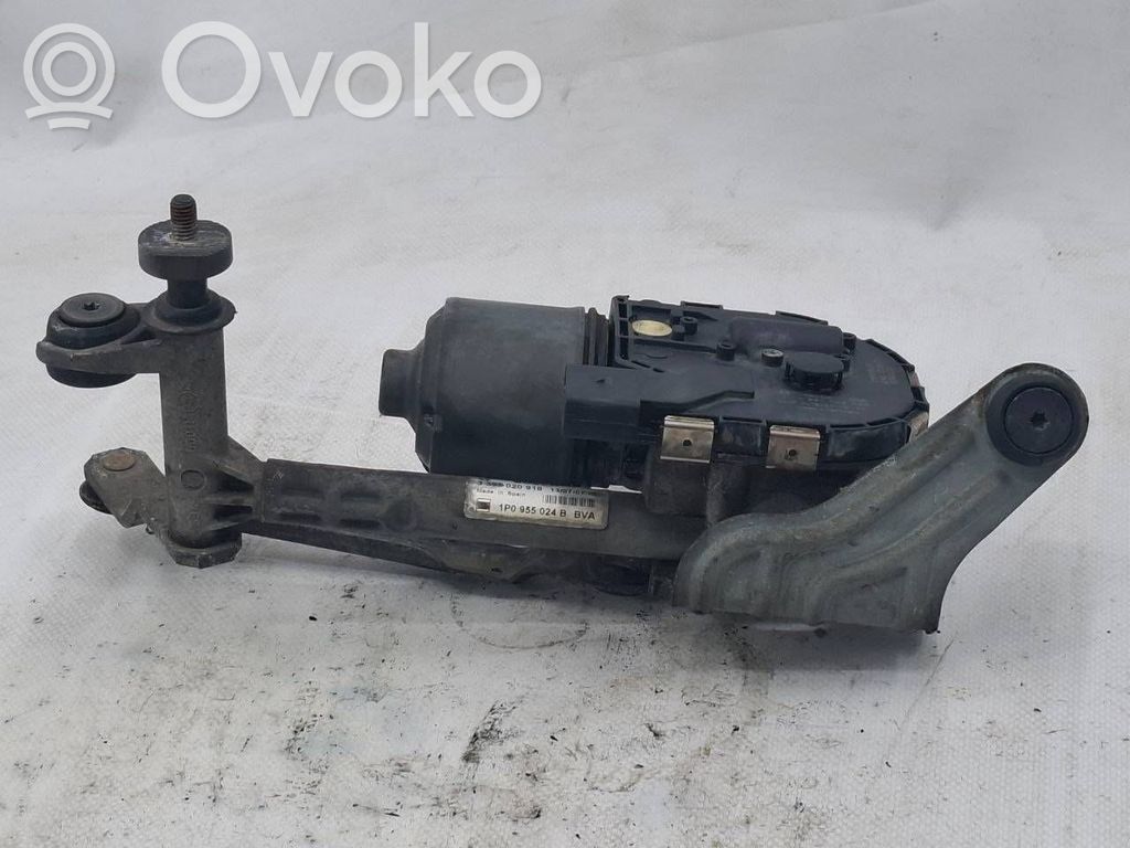 Seat Leon (1P) Mechanizm i silniczek wycieraczek szyby przedniej / czołowej 