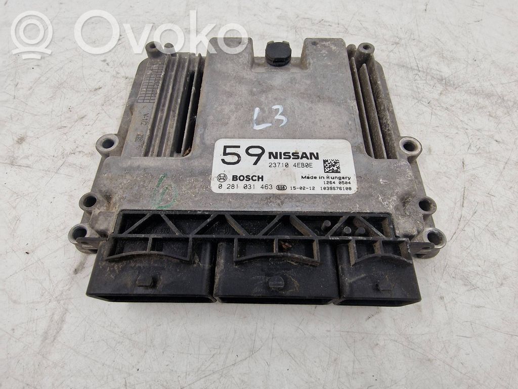 Nissan Qashqai Engine control unit/module 