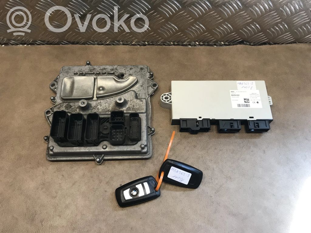 BMW 5 F10 F11 Komputer / Sterownik ECU i komplet kluczy 