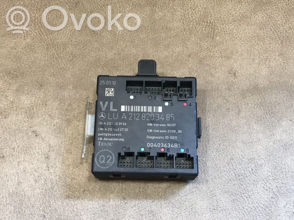 Mercedes-Benz E W212 Door control unit/module 