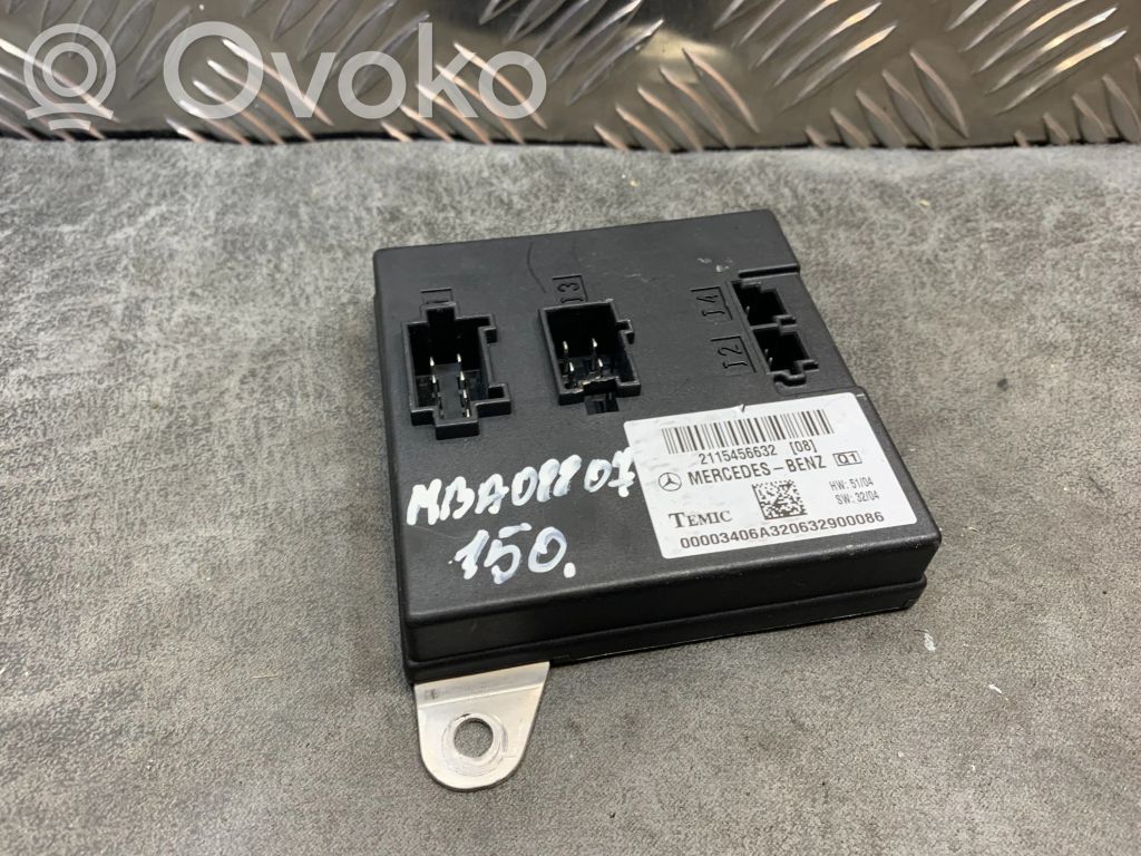 Mercedes-Benz E W211 Central body control module 