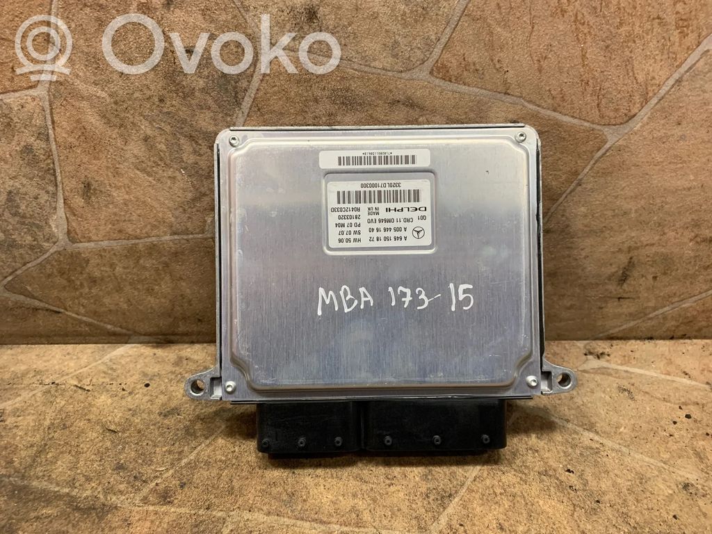 Mercedes-Benz C W204 Engine control unit/module 