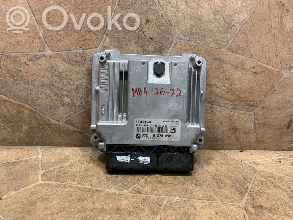 BMW 1 F20 F21 Variklio valdymo blokas 