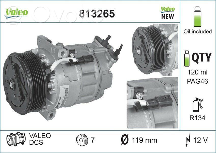 Renault Master III Compressore aria condizionata (A/C) (pompa) 