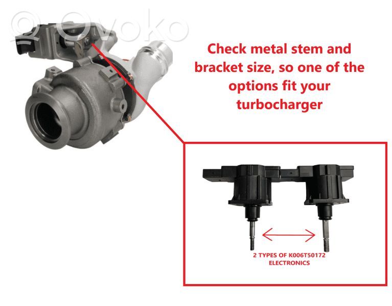 BMW 3 E90 E91 Attuatore elettrico del turbocompressore 