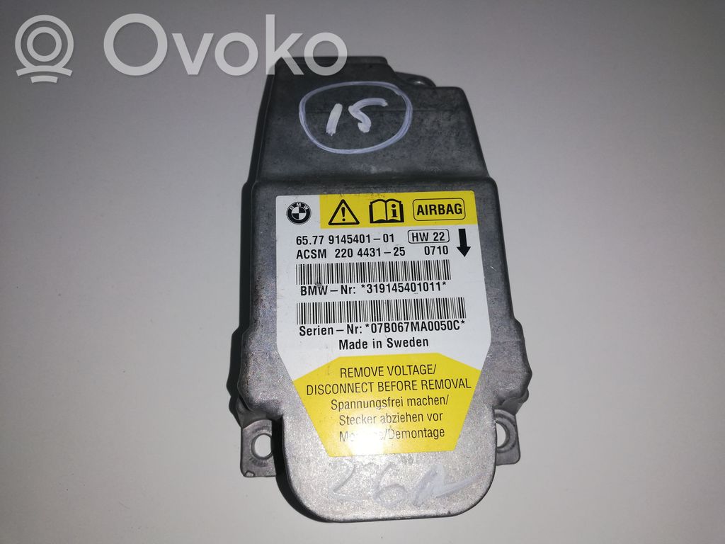 Airbag control unit/module   9145401,9145401,6577914540101