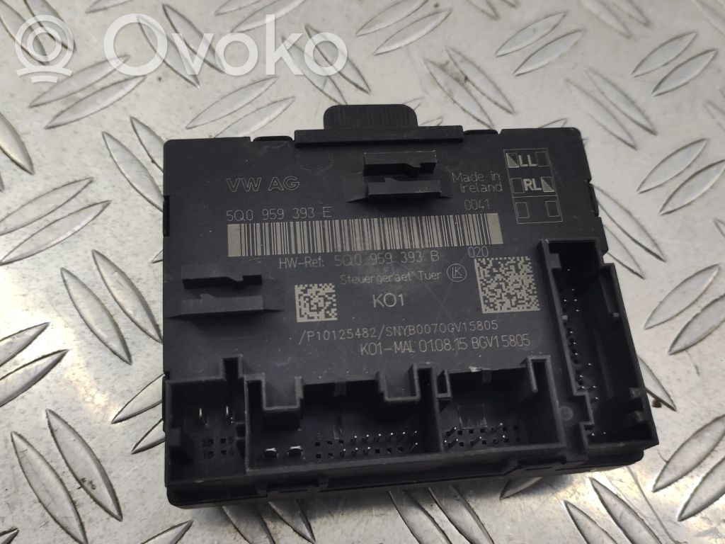 Volkswagen Touran III Door control unit/module 