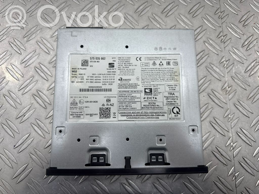 Seat Ateca Radio/CD/DVD/GPS head unit 