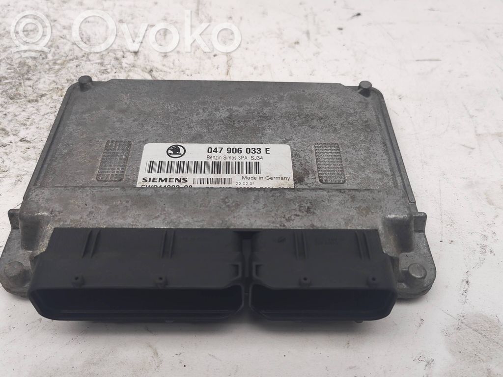 Skoda Fabia Mk1 (6Y) Centralina/modulo del motore 