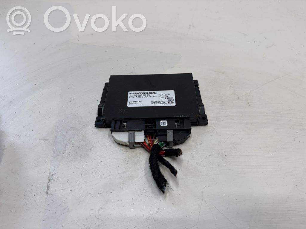 Mercedes-Benz EQA Module de contrôle de boîte de vitesses ECU 
