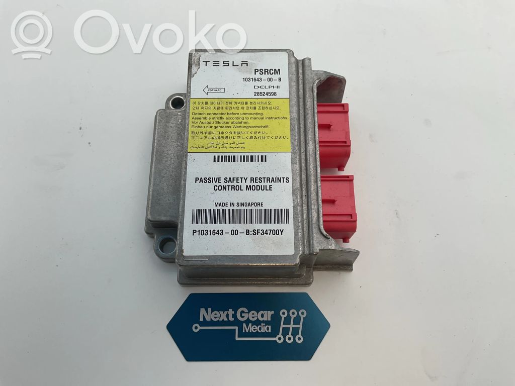 Unidad de control/módulo del Airbag   103164300B,28524598