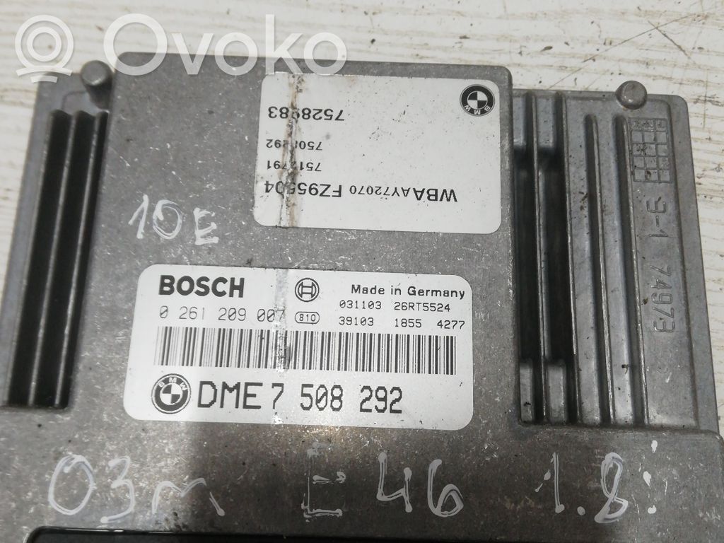 BMW 3 E46 Engine control unit/module ECU 