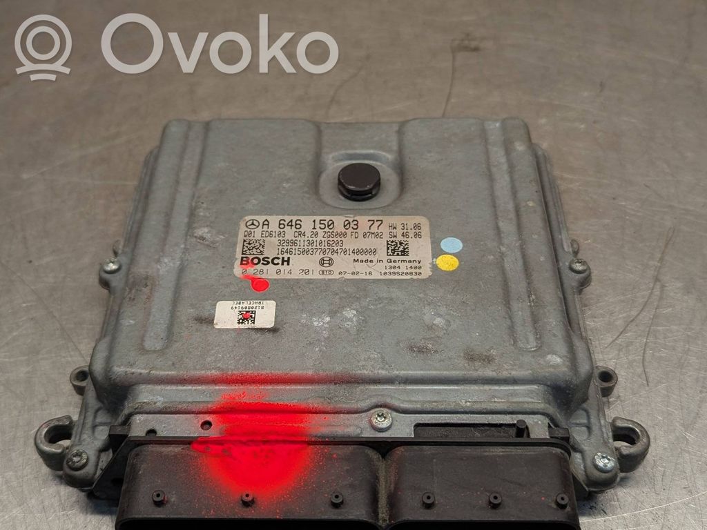 Mercedes-Benz Sprinter W906 Engine control unit/module 