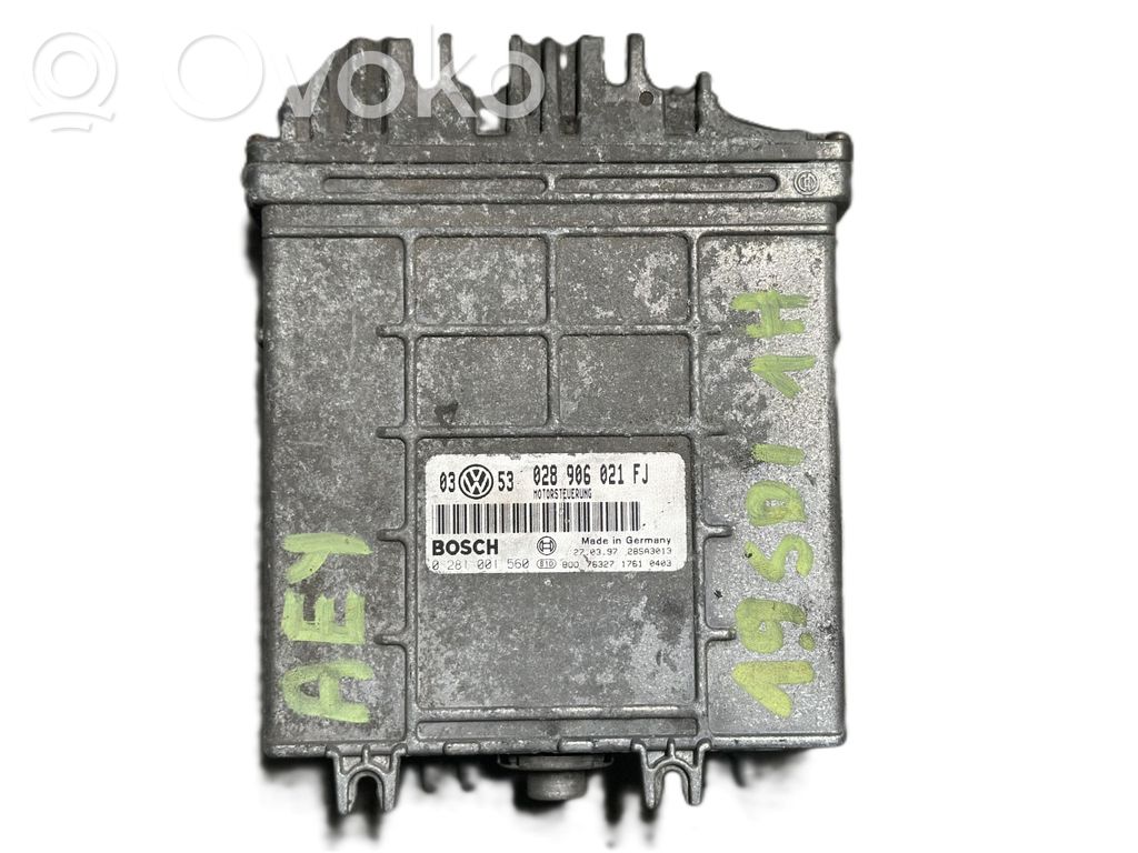 Volkswagen Golf III Engine control unit/module 