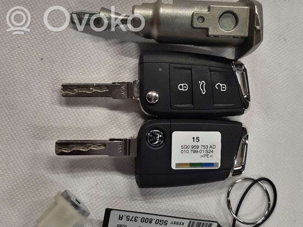Volkswagen Golf VII Chiave/comando di accensione 
