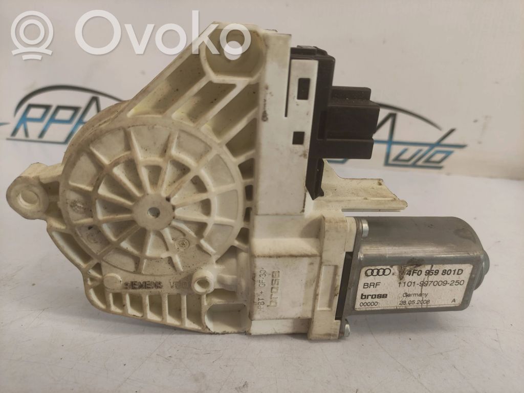 Audi A6 S6 C6 4F Silnik regulatora szyby drzwi przednich 