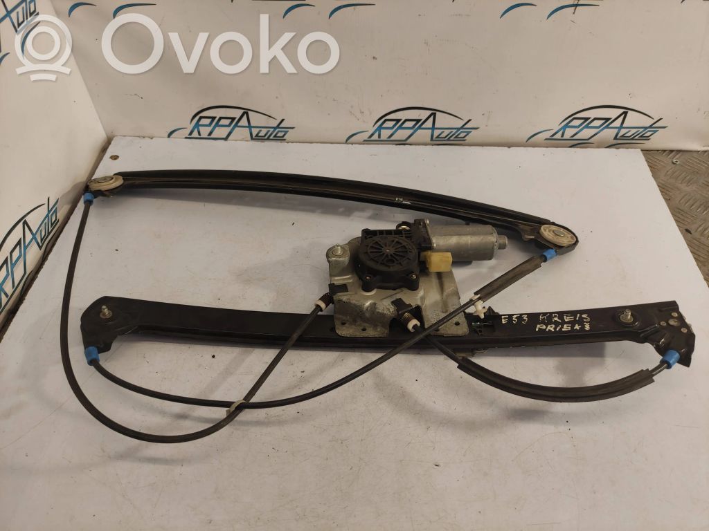 BMW X5 E53 Front door window regulator with motor 