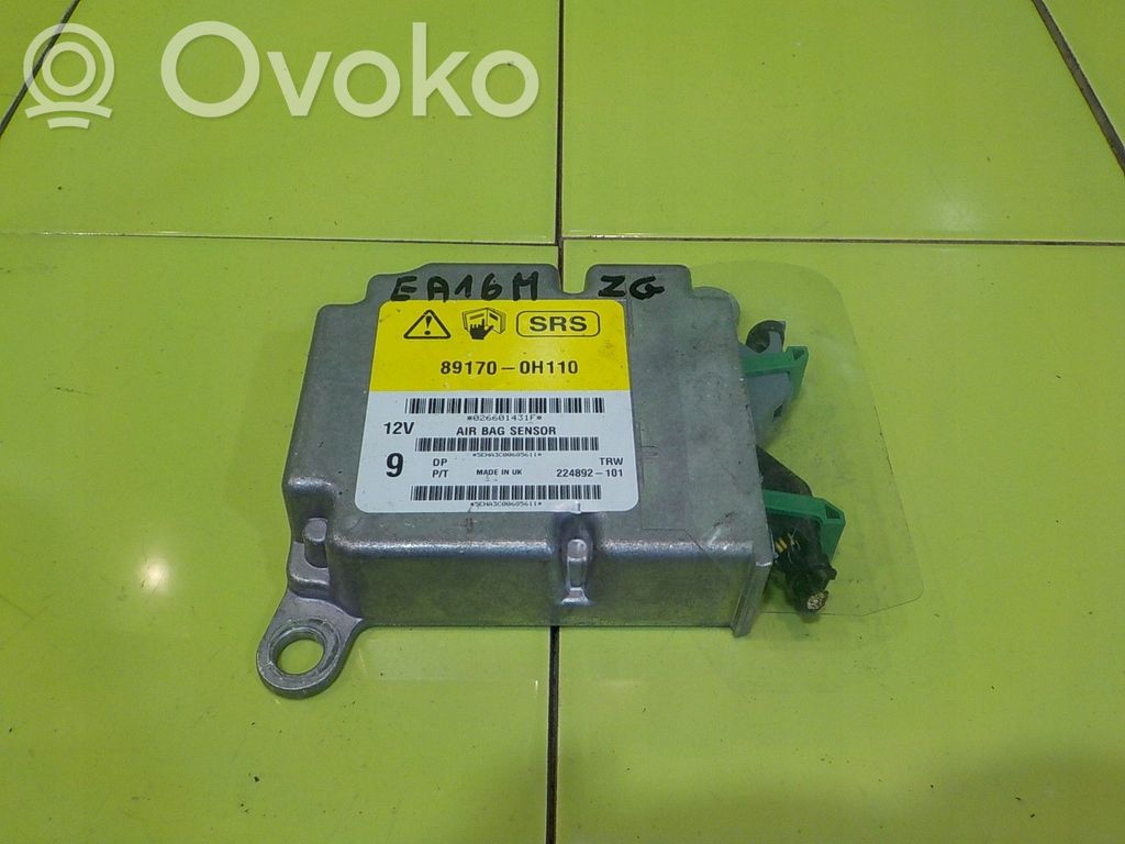 Peugeot 108 Airbag control unit/module 