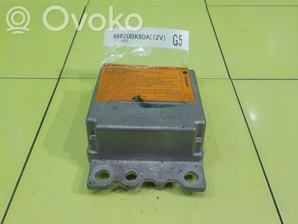 Nissan Qashqai+2 Gaisa spilvenu vadības bloks 